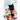 Close-up of holiday donut-shaped cat toys in vibrant colors