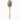 Flower Cat Spatula - A grey tabby cat design on a green silicone spatula with a rubberwood handle, measuring 10 inches in length. Dishwasher safe (remove handle before washing).