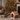 Cardboard gingerbread house model on a white background