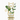 Cat vase with sturdy glass jar on display with fresh greenery