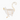 A white ceramic cat-shaped planter with a gold metal wire tail and matching gold flower accent on the ear, shown on a plain white background.