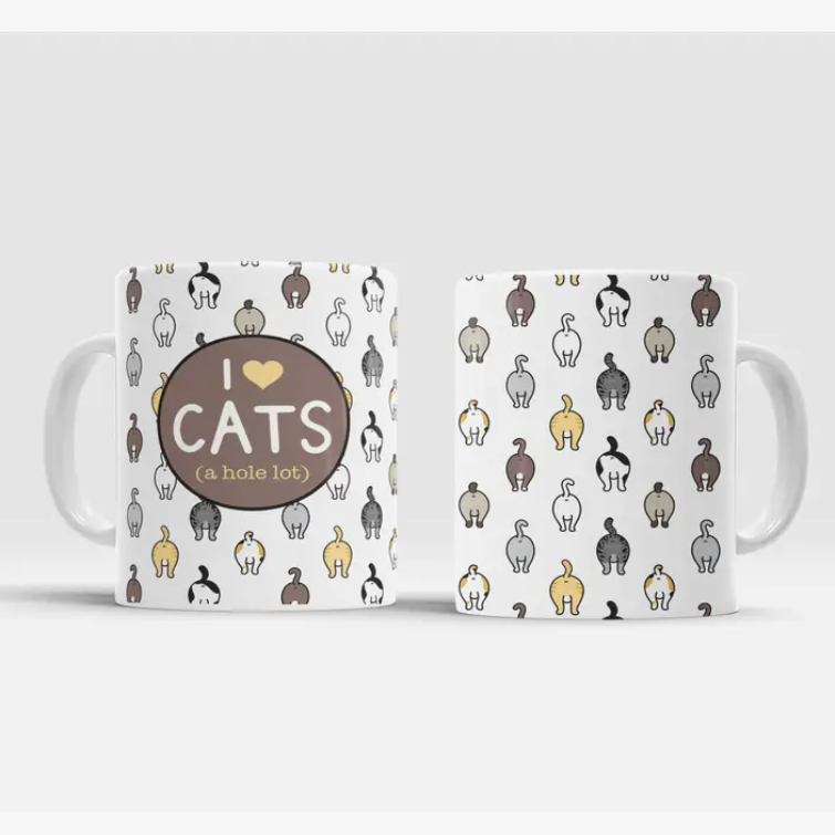 I Love Cats Coffee Mug
