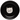 Black plate with a white cat face design on a white background