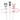Three cartoon cat-themed straws with pink holders on a white background