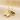 Golden cat-shaped charm necklace