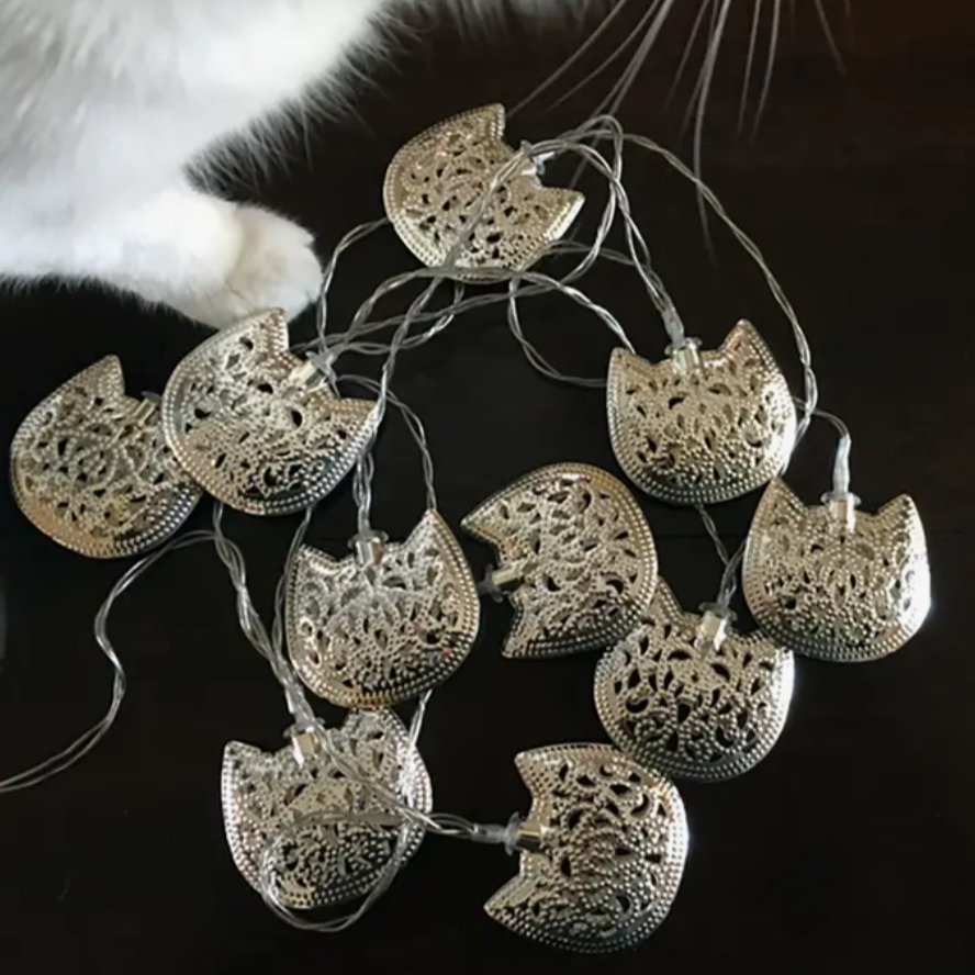 Cat Themed Home Decor, Unique Cat Themed Gifts, Cat Shaped Lights