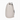 A white cat-shaped ceramic container or holder with black painted facial details and a small black loop at the top, shown against a plain white background.