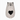 A white cat-shaped ceramic container or vase with black line-art glasses, a black heart on the front, and small black paw details, shown on a plain white background.