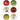 Six round ceramic plates arranged in a 2x3 grid, each featuring a different cat illustration in holiday-themed colors on a white background.