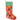 Let It Meow Stocking with festive cats print and plaid pattern.