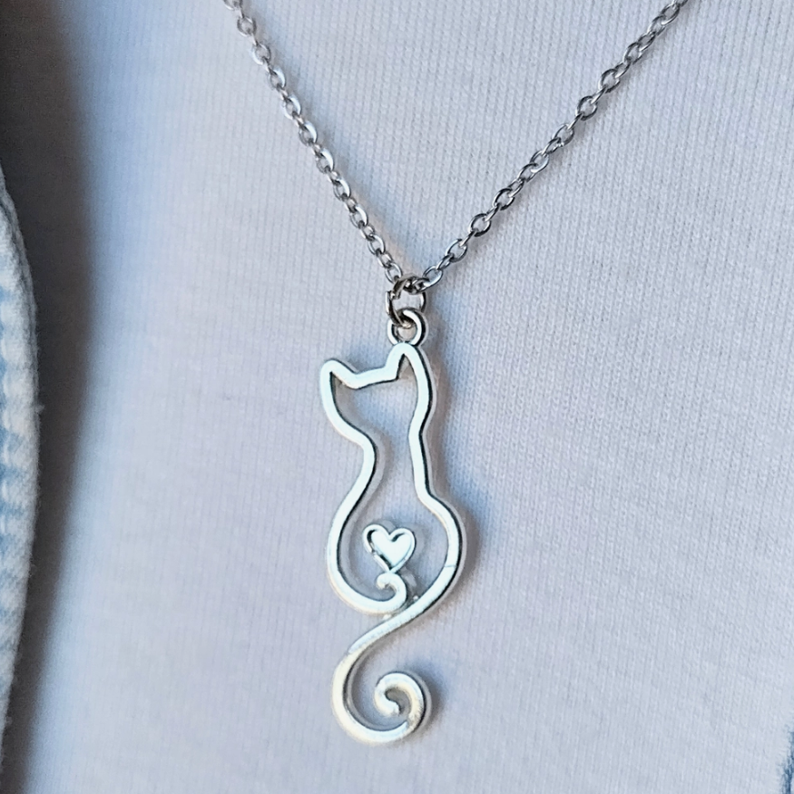 Cat Related Gifts, Cat Themed Jewelry, Lovely Cat Necklace For Women