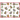 Pattern of cats with Christmas ribbons and holly on a white background