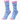 Cat face design on the blue socks from the One Cat Short Of Crazy Gift Set.