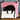 Square cat pillow with embroidered one-eye-open cat and pom-pom corners