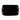 Black rectangular pouch with rope handles on a white background