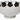 Close-up of white porcelain cereal bowl with cat face pattern