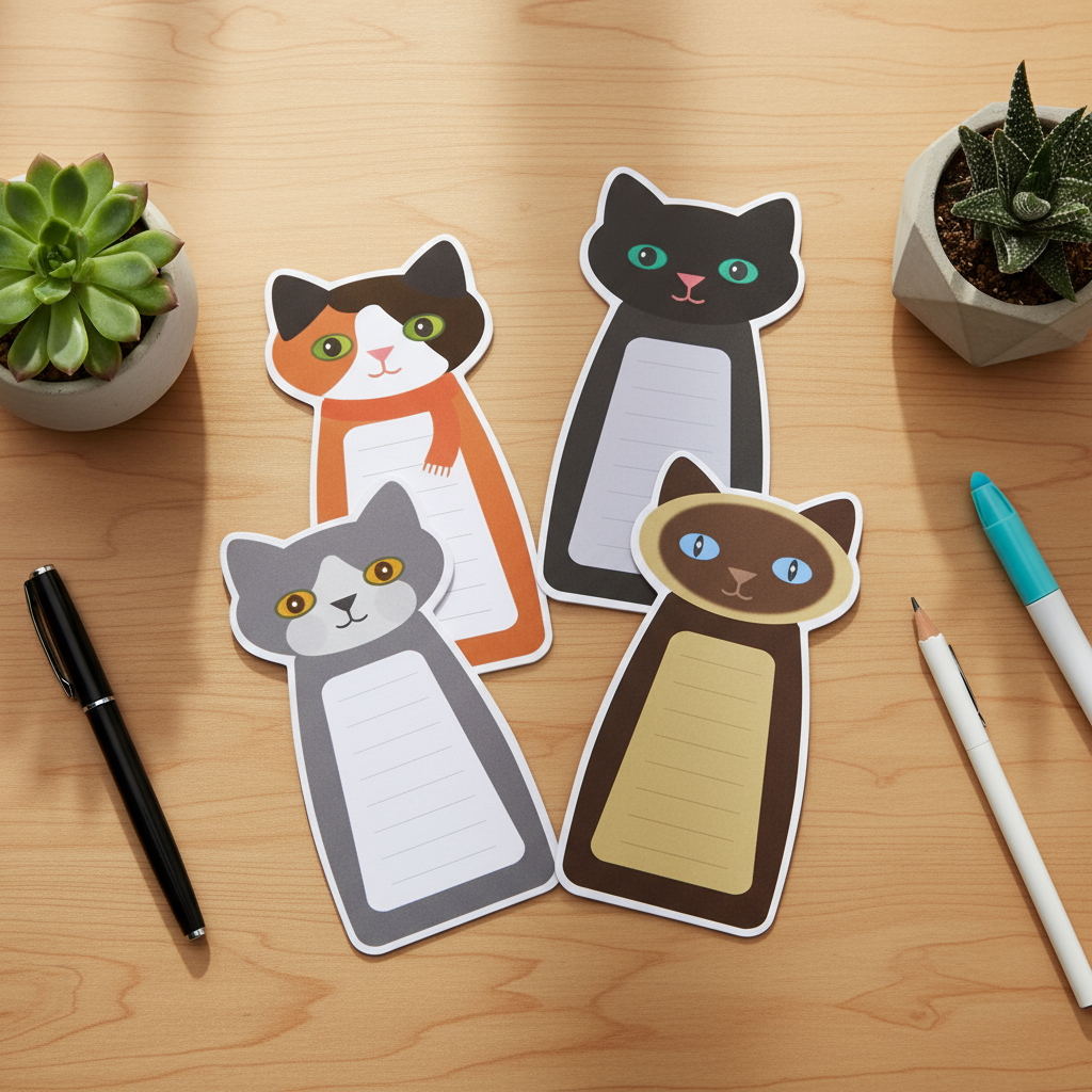 Notepad Sand Purr-fect Cat Notepad – Purrs and Whiskers