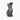 A bronze-finished cat figurine with a butterfly on its head, shown with dimension lines indicating a height of 7.5 inches, width of 4.