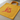 Yellow tote bag with a red cat illustration on a gray background