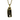 Cat-shaped pendant on a gold chain against a white background