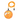 Round charging pad with a cat design and an orange cable on a white background