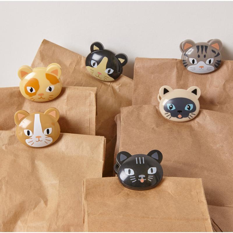 Cat Themed Kitchen Accessories, Cat Snack Clips