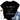 Black t-shirt with a cat graphic and text, placed on a white background with sunglasses and jeans.