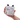 Hand holding a small white card with black line art of a room layout, resembling a cat's perspective.