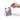 Hand pulling a card out of a house-shaped box with a black and white illustration on a white background