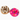 Two felt donut toys, one brown with white icing and one pink with colorful sprinkles, on a white background.
