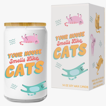 Funny Gifts For Cat Lovers, Your House Smells Like Cats Candle