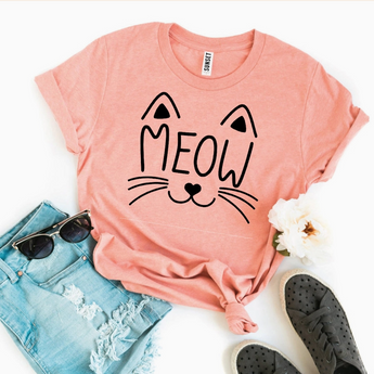 Cat Face Shirt, Cat Whiskers T-Shirt