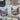 Pattern of cartoonish animal faces on a fabric background