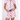 Pink Black Cat Print Pajamas Set For Women