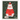 Swedish sponge with a fluffy pink cat in a Santa outfit surrounded by Christmas lights on a dark green background.