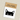Vinyl sticker with a black cat face design on a white card, with a brown label at the top.
