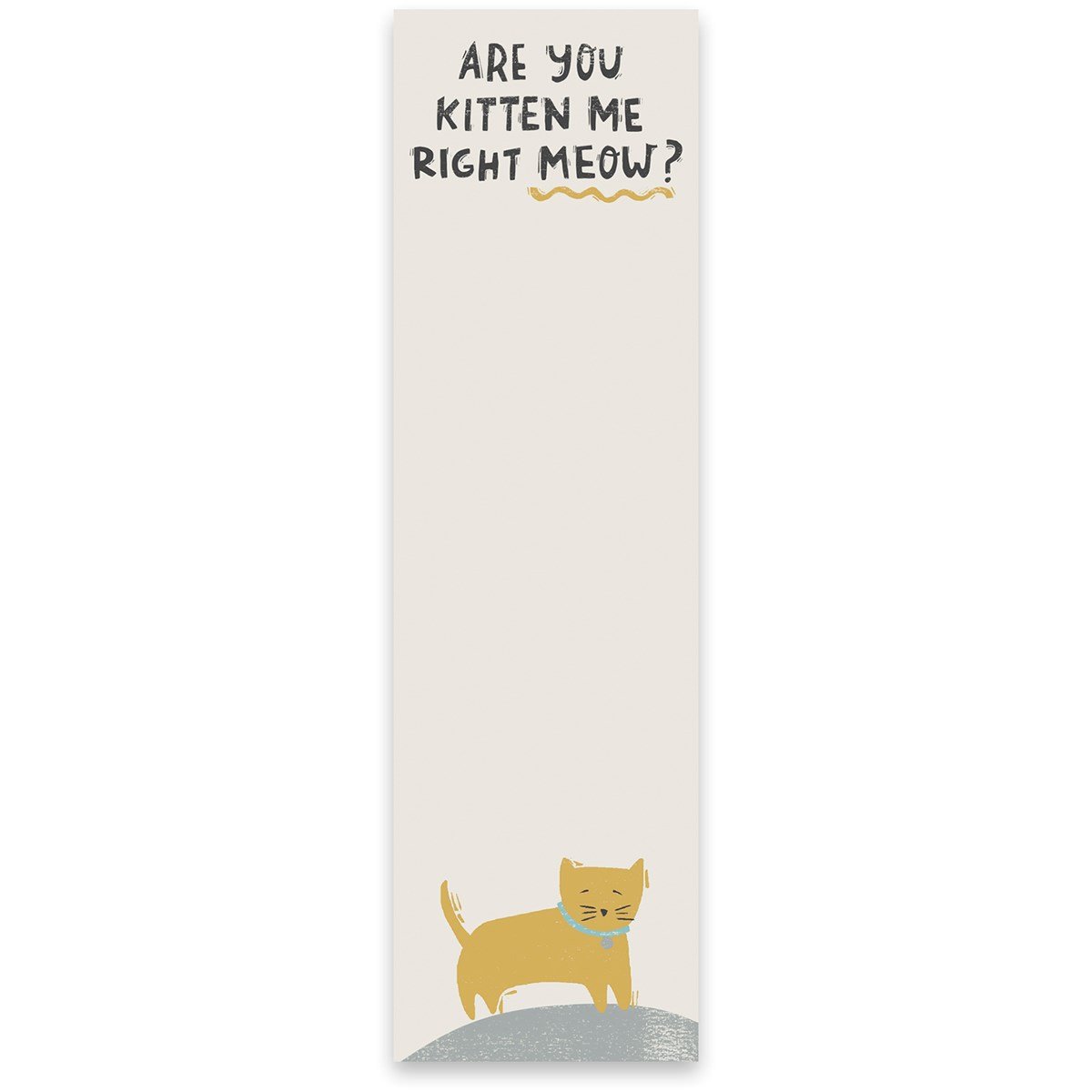 Cat Stationery, Are You Kitten Me Right Meow Cat Note Pad