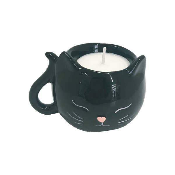 Cat Shaped Candle, Black Cat Candle for Cat People