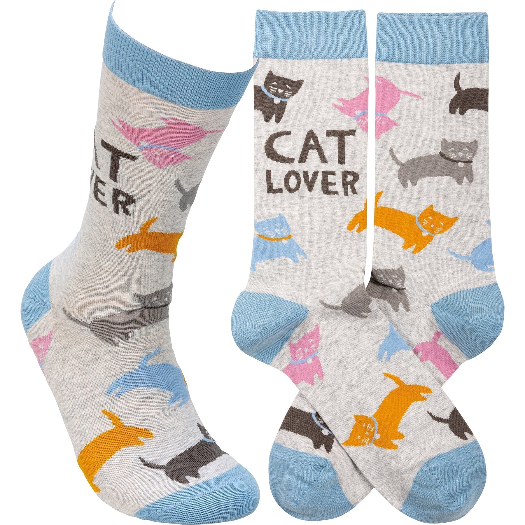 Cat Lover Socks Featuring An All Over Cat Print