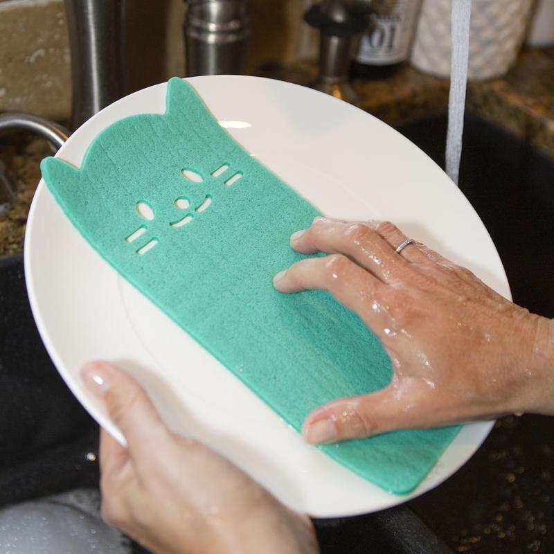 Novelty Gifts For Cat People, Reusable Cat Cleaning Clothes