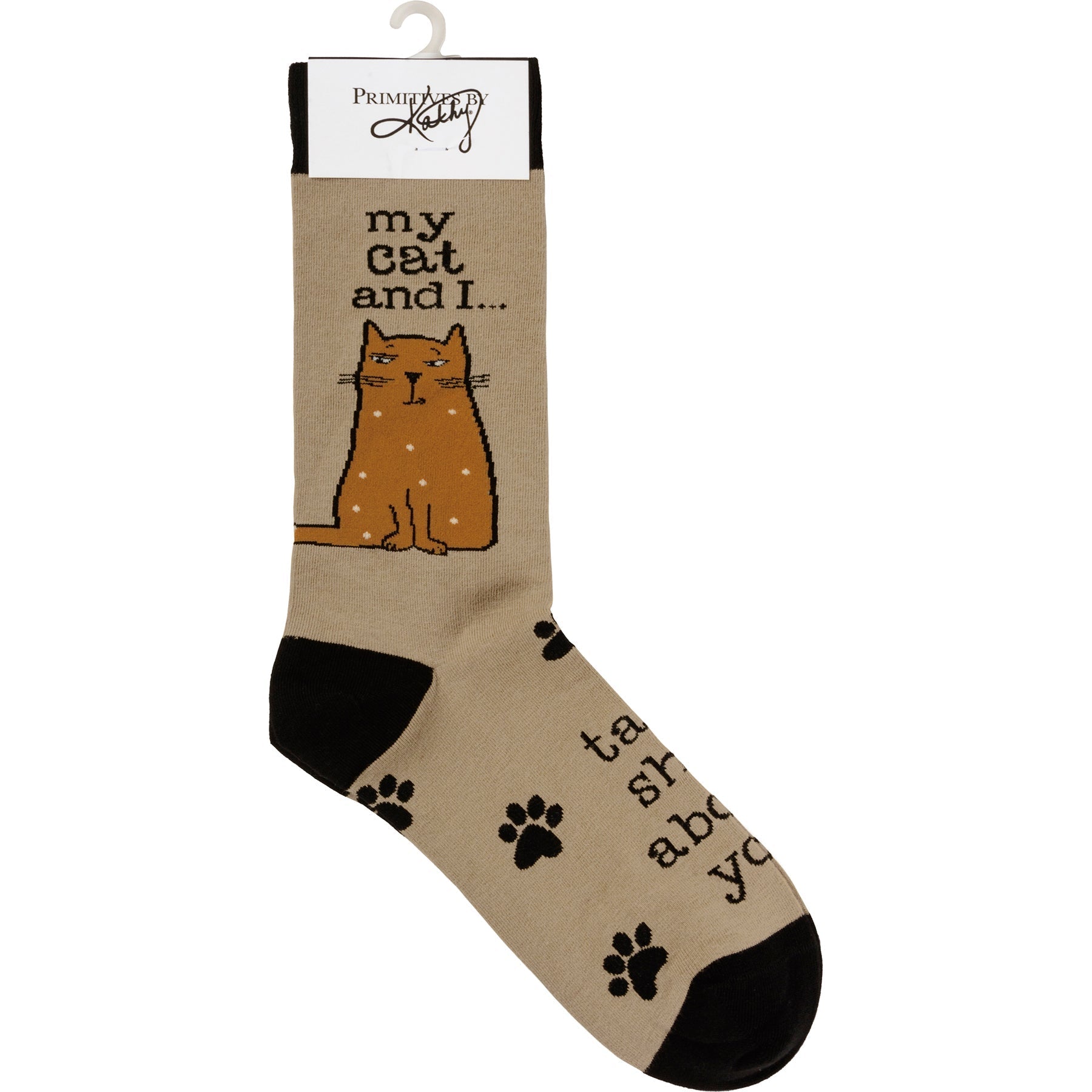 Cat Lover Gifts, My Cat And I Talk S**t About You Socks