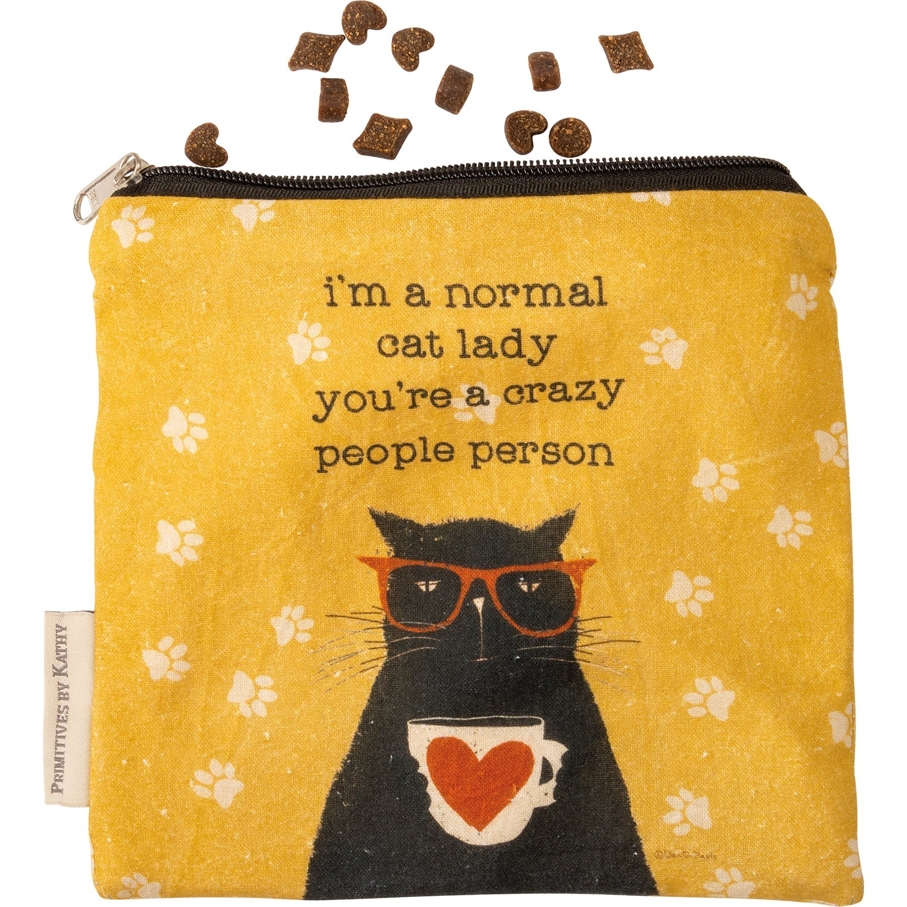 Cat Lady Gifts, I'm A Normal Cat Lady You're A Crazy People Person Cat Lady Zipper Pouch