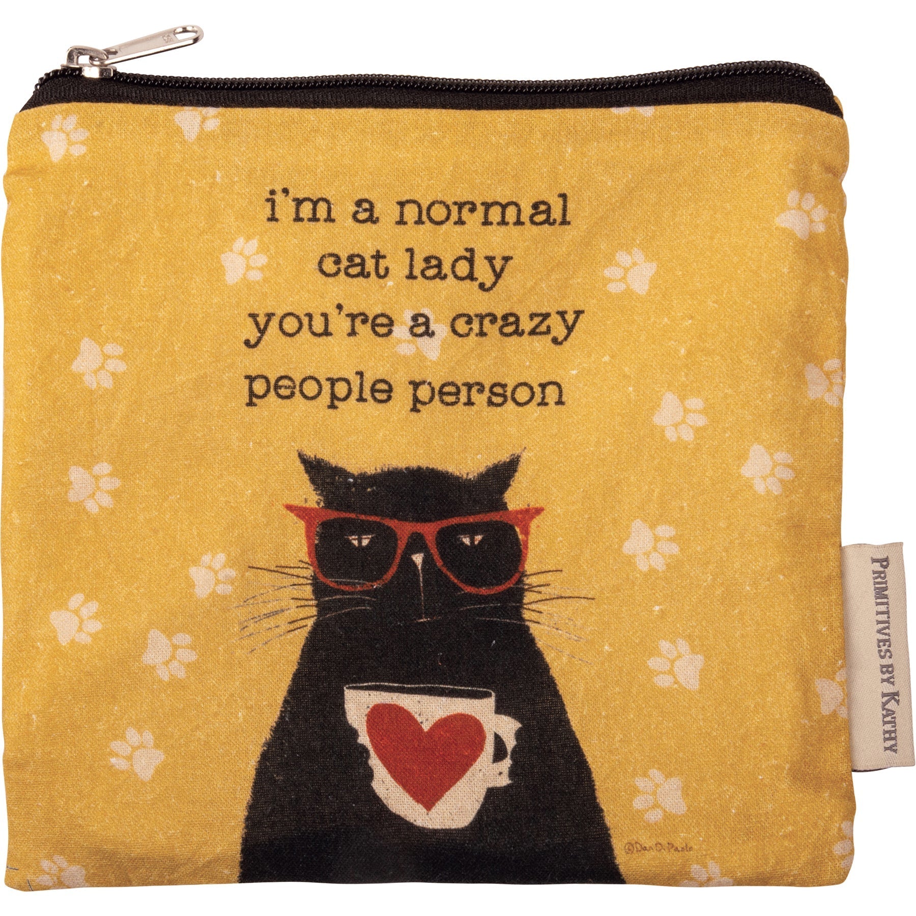 Cat Lady Zipper Pouch For Women Who Love Cats