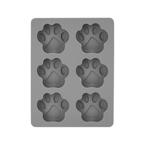 Novelty Cat Themed Gifts, Paw Print Ice Cube Tray