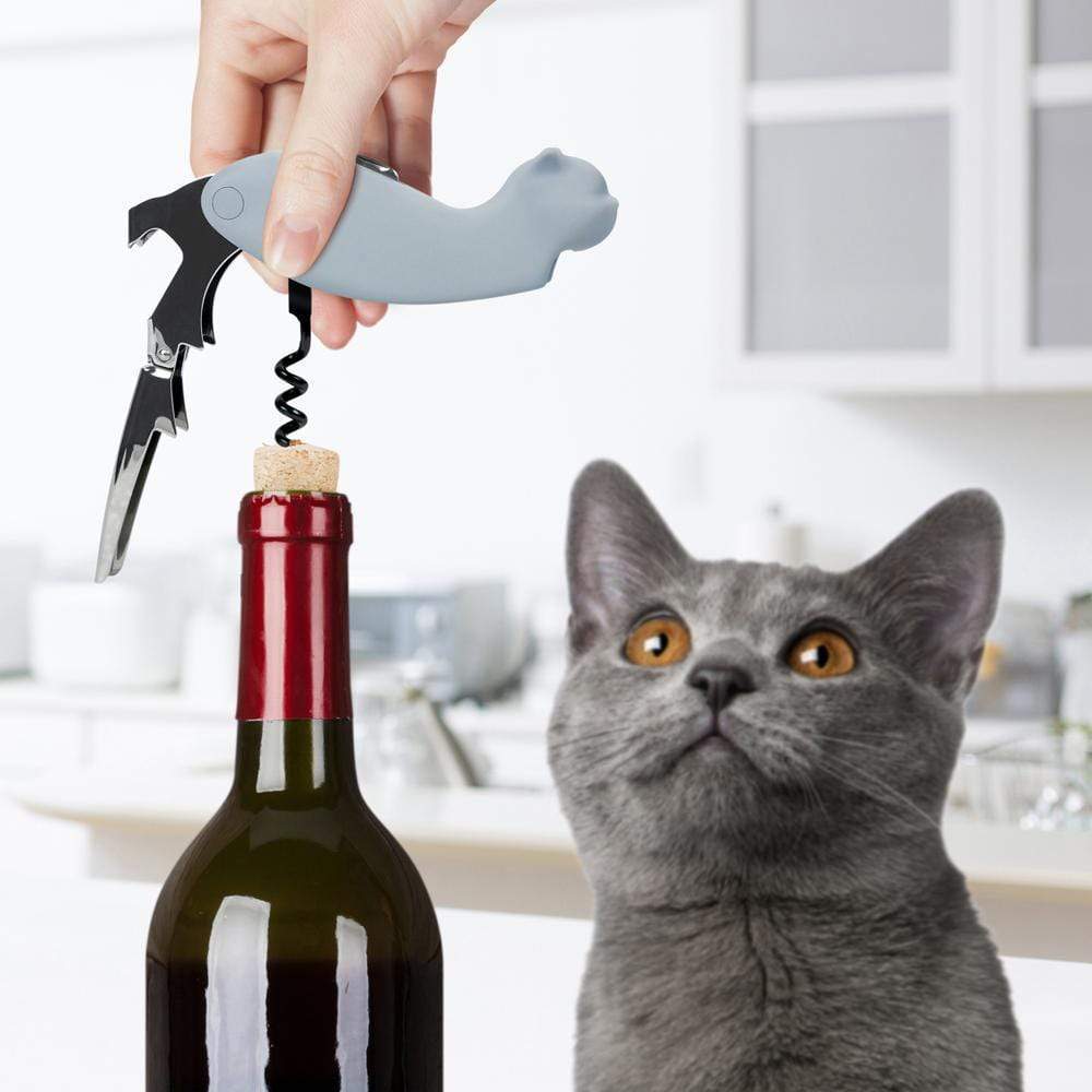 Wine Lives Cat Corkscrew – Purrs and Whiskers