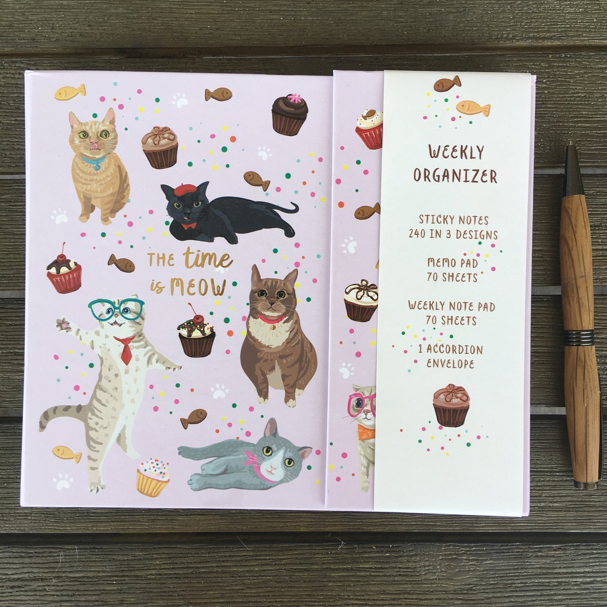 Cute Cat Daily Planner for Cat Lovers