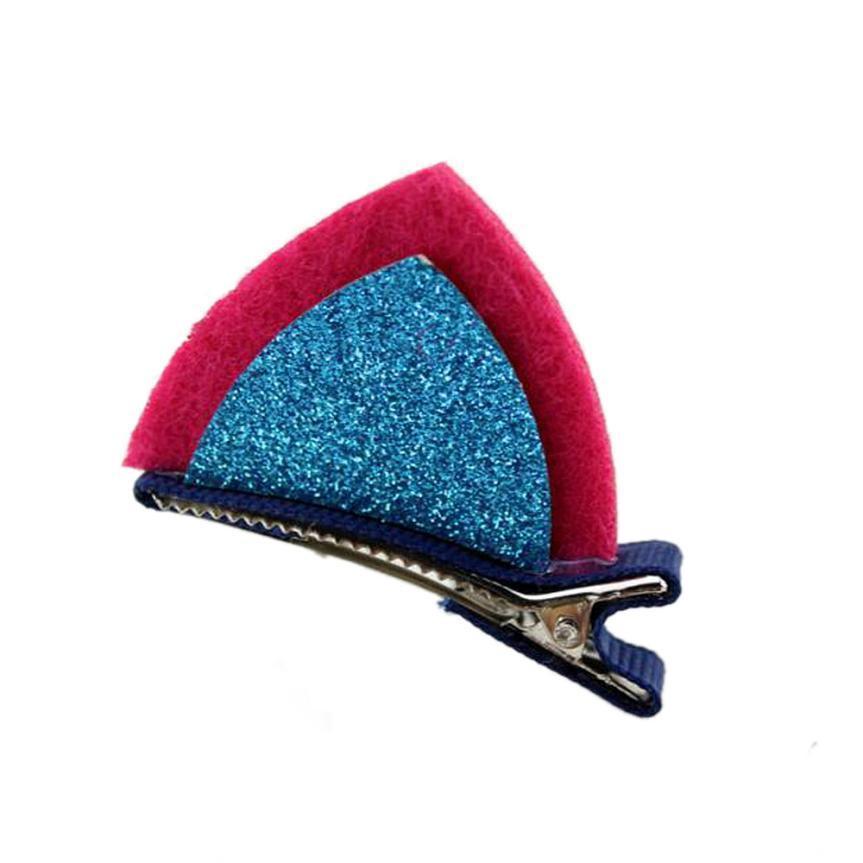 These sweet pink and blue clip on cat ears are a great way to spice up your costume.