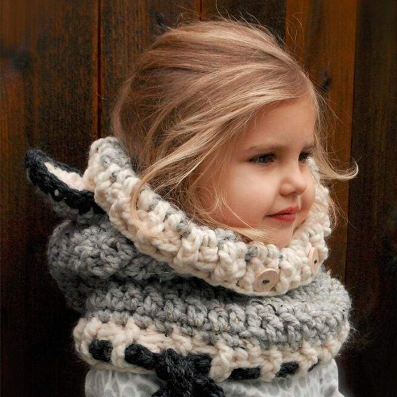 Cat Themed Clothes for Kids, Cat Ears Beanie and Scarf Set