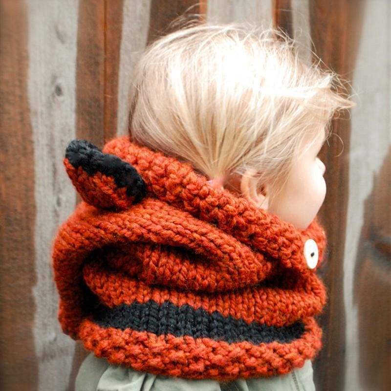Ear Hats for Kids, Cat Ears Beanie and Scarf Set