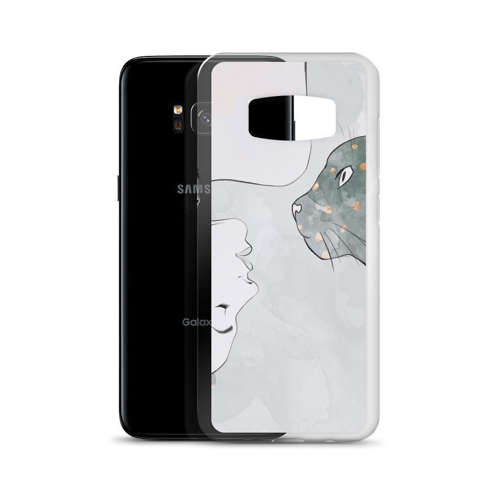 Add a stylish cat themed accessory to your everyday ensemble by picking this unique cat cell phone case.